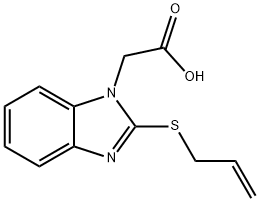 (2-ALLYLSULFANYL-BENZOIMIDAZOL-1-YL)-ACETIC ACID Struktur