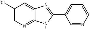 1H-IMIDAZO[4,5-B]PYRIDINE, 6-CHLORO-2-(3-PYRIDINYL)- Struktur