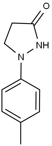 3-HYDROXY-1-(4-METHYLPHENYL)-4,5-DIHYDRO-1H-PYRAZOLE Struktur