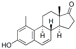 3-Hydroxy-1-methylestra-1,3,5(10),6-tetren-17-one Struktur