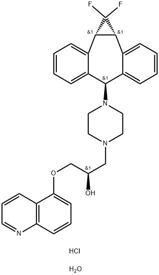 ZOSUQUIDAR MONOHYDRATE Struktur