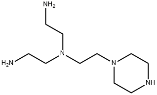 N-(2-aminoethyl)-N-[2-(1-piperazinyl)ethyl]-1,2-ethanadiamine Struktur