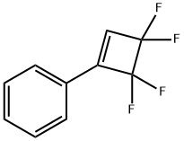 (3,3,4,4-TETRAFLUORO-CYCLOBUT-1-ENYL)-BENZENE Struktur