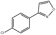 3-(4-CHLOROPHENYL)ISOXAZOLE Struktur