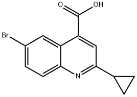 6-BROMO-2-CYCLOPROPYL-QUINOLINE-4-CARBOXYLIC ACID price.