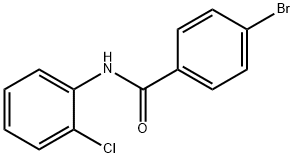 4-bromo-N-(2-chlorophenyl)benzamide Struktur