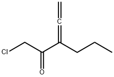 2-Hexanone,  1-chloro-3-vinylidene-  (8CI) Struktur