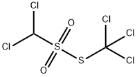 Dichloromethyl(trichloromethylthio) sulfone Struktur