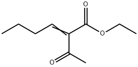 ethyl (Z)-2-acetylhex-2-enoate Struktur