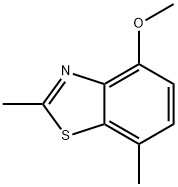 Benzothiazole, 4-methoxy-2,7-dimethyl- (9CI) Struktur