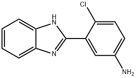 3-(1H-BENZOIMIDAZOL-2-YL)-4-CHLORO-PHENYLAMINE Struktur