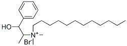 (-)-N-DODECYL-N-METHYLEPHEDRINIUM BROMI& Struktur