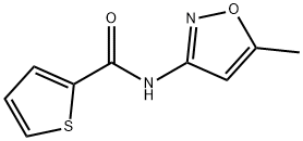 2-Thiophenecarboxamide,N-(5-methyl-3-isoxazolyl)- Struktur