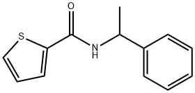 2-Thiophenecarboxamide,N-(1-phenylethyl)- Struktur