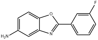 2-(3-FLUORO-PHENYL)-BENZOOXAZOL-5-YLAMINE Struktur