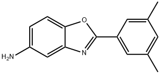 2-(3,5-DIMETHYL-PHENYL)-BENZOOXAZOL-5-YLAMINE Struktur