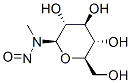 N-methyl-N-[(2R,3R,4S,5S,6R)-3,4,5-trihydroxy-6-(hydroxymethyl)oxan-2-yl]nitrous amide Struktur