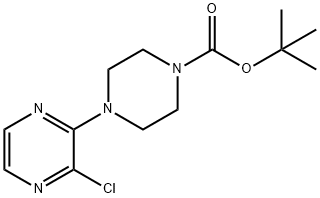 3'-CHLORO-2,3,5,6-TETRAHYDRO-[1,2']BIPYRAZINYL-4-CARBOXYLIC ACID TERT-BUTYL ESTER Struktur