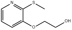 Ethanol, 2-[[2-(methylthio)-3-pyridinyl]oxy]- (9CI) Struktur