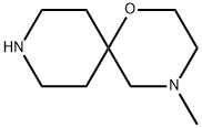 4-methyl-1-Oxa-4,9-diazaspiro[5.5]undecane Struktur