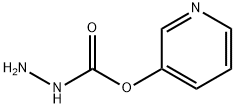 Hydrazinecarboxylic acid, 3-pyridinyl ester (9CI) Struktur