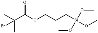 3-(TRIMETHOXYSILYLPROPYL)-2-BROMO-2-METHYLPROPIONATE Struktur