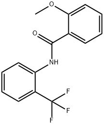 2-methoxy-N-[2-(trifluoromethyl)phenyl]benzamide Struktur