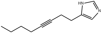 1H-Imidazole,  4-(3-octynyl)-  (9CI) Struktur