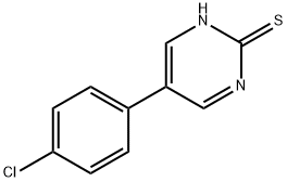 5-(4-CHLOROPHENYL)-2-PYRIMIDINETHIOL Struktur