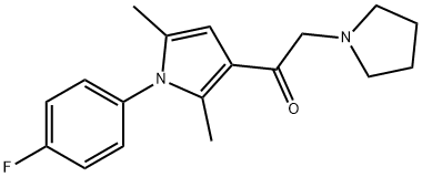 1-[1-(4-Fluorophenyl)-2,5-dimethyl-1H-pyrrol-3-yl]-2-(1-pyrrolidinyl)ethanone price.