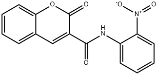 N-{2-nitrophenyl}-2-oxo-2H-chromene-3-carboxamide Structure