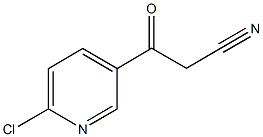 3-(6-CHLOROPYRIDIN-3-YL)-3-OXOPROPANENITRILE Struktur