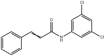 N-(3,5-dichlorophenyl)-3-phenylacrylamide Struktur