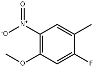 Benzene, 1-fluoro-5-methoxy-2-methyl-4-nitro- (9CI) Struktur