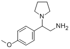 2-(4-methoxyphenyl)-2-(pyrrolidin-1-yl)ethan-1-amine Struktur