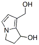 7-(hydroxymethyl)-2,3-dihydro-1H-pyrrolizin-1-ol Struktur