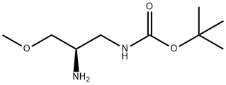 Carbamic acid, [(2R)-2-amino-3-methoxypropyl]-, 1,1-dimethylethyl ester (9CI) Struktur