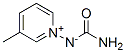 1-[[Amino(oxylato)methylene]amino]-3-methylpyridinium Struktur