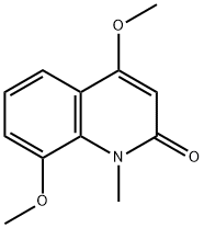 4,8-Dimethoxy-1-methylquinolin-2(1H)-one Struktur