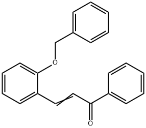 1-[2-(BENZYLOXY)PHENYL]-3-PHENYLPROP-2-EN-1-ONE Struktur