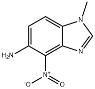 Benzimidazole, 5-amino-1-methyl-4-nitro- (8CI) Struktur