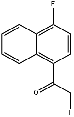 Ethanone, 2-fluoro-1-(4-fluoro-1-naphthalenyl)- (9CI) Struktur