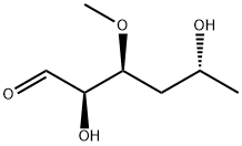 3-O-Methyl-4,6-dideoxy-D-xylo-hexose Struktur