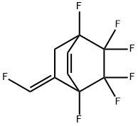 1,4,5,5,6,6-Hexafluoro-7-[(E)-fluoromethylene]bicyclo[2.2.2]oct-2-ene Struktur