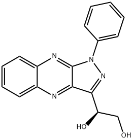 (1S)-1-[1-Phenyl-1H-pyrazolo[3,4-b]quinoxalin-3-yl]-1,2-ethanediol Struktur