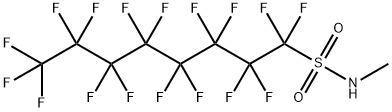 heptadecafluoro-N-methyloctanesulphonamide Struktur