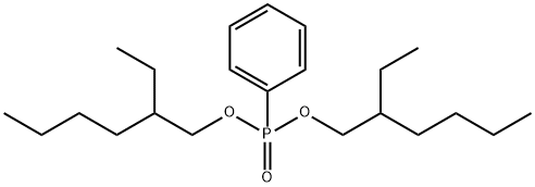 bis(2-ethylhexyl) phenylphosphonate  Struktur