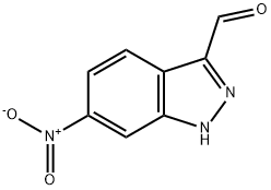 6-NITRO INDAZOLE-3-CARBOXALDEHYDE Struktur