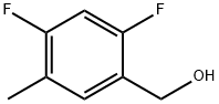 Benzenemethanol, 2,4-difluoro-5-methyl- (9CI) Struktur