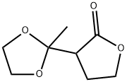 3-(2-METHYL-1,3-DIOXOLAN-2-YL)TETRAHYDROFURAN-2-ONE Struktur